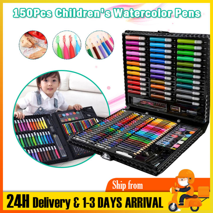 150Pcs Watercolor Brush Pen Set Painting Pen For Students